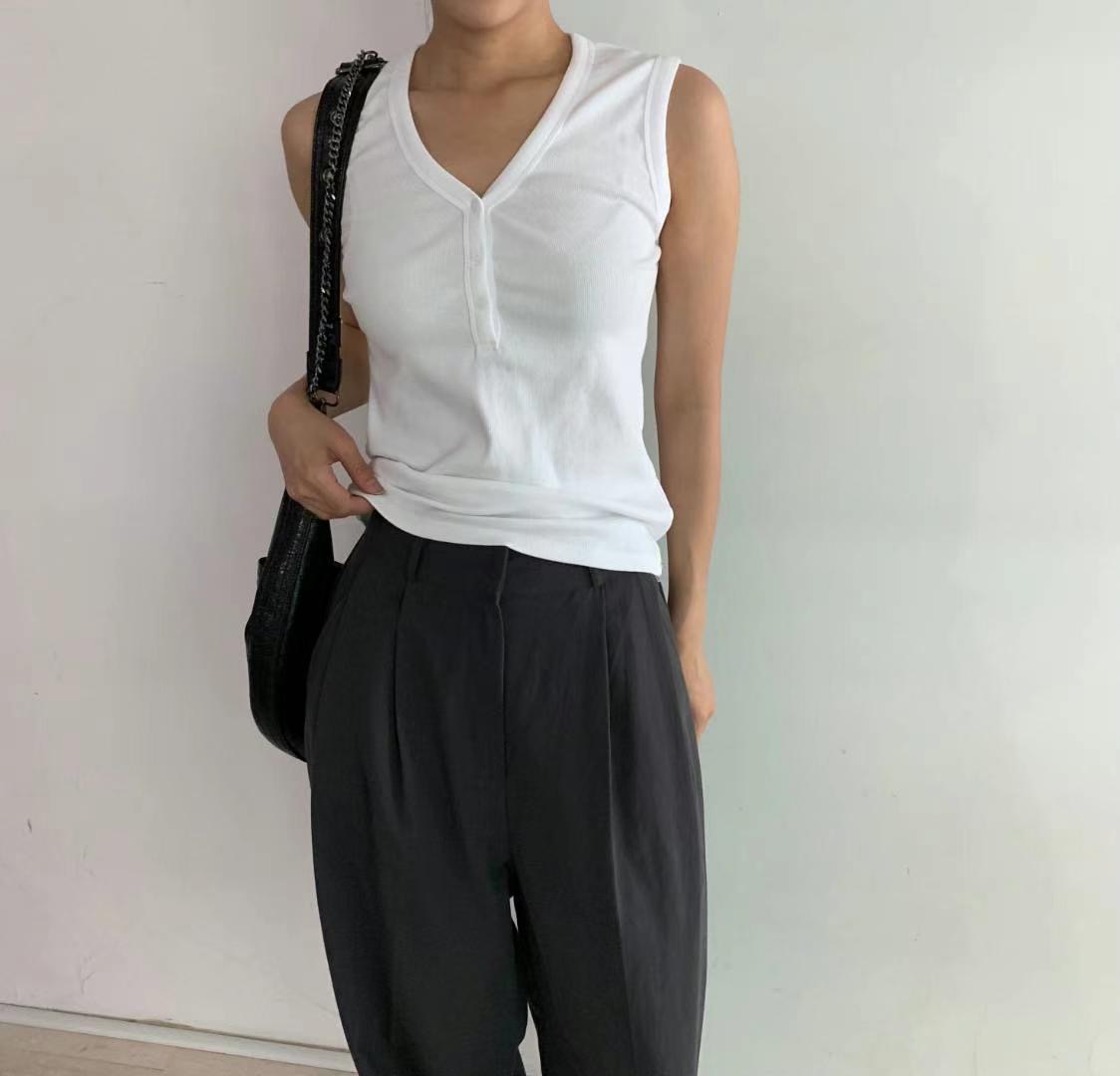 COVER韓國直郵東大門代購女裝新品休閑熱賣職業真品吊帶背心COVER吊帶/背心