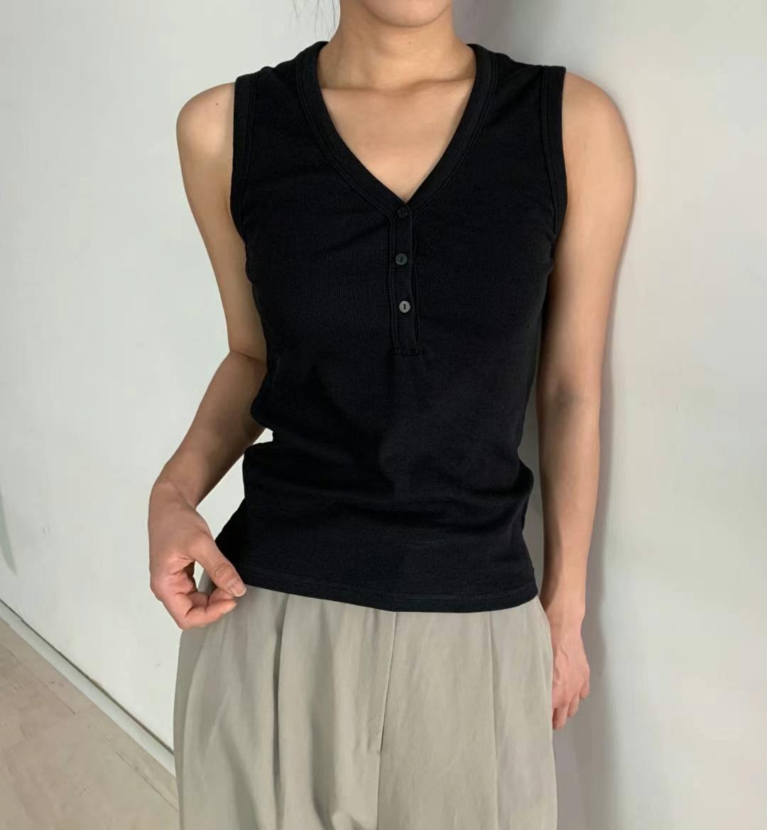 COVER韓國直郵東大門代購女裝新品休閑熱賣職業真品吊帶背心COVER吊帶/背心圖色2