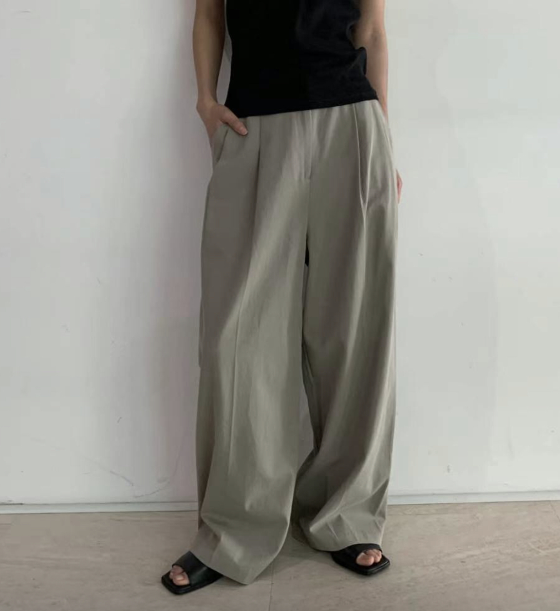 COVER直郵韓國代購女裝新款職業熱賣真品推薦時尚24春夏休閑褲COVER休閑褲圖色2