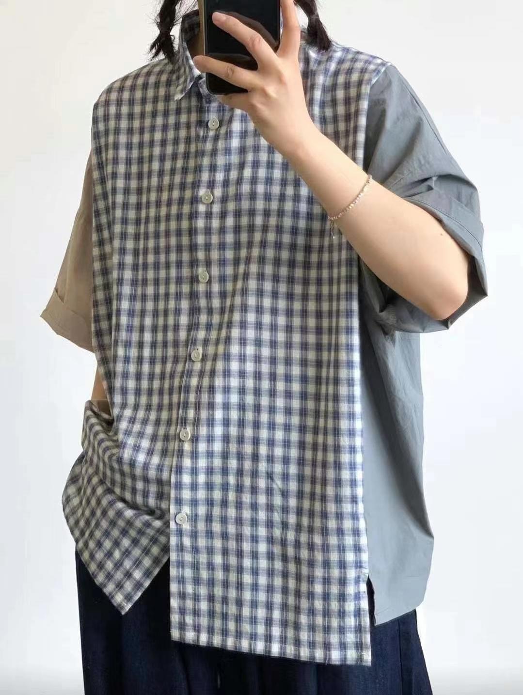 LOVEU韓國直郵東大門代購女裝新品真品時尚人氣休閑襯衫蕾絲衫LOVEU襯衫/蕾絲衫圖色1