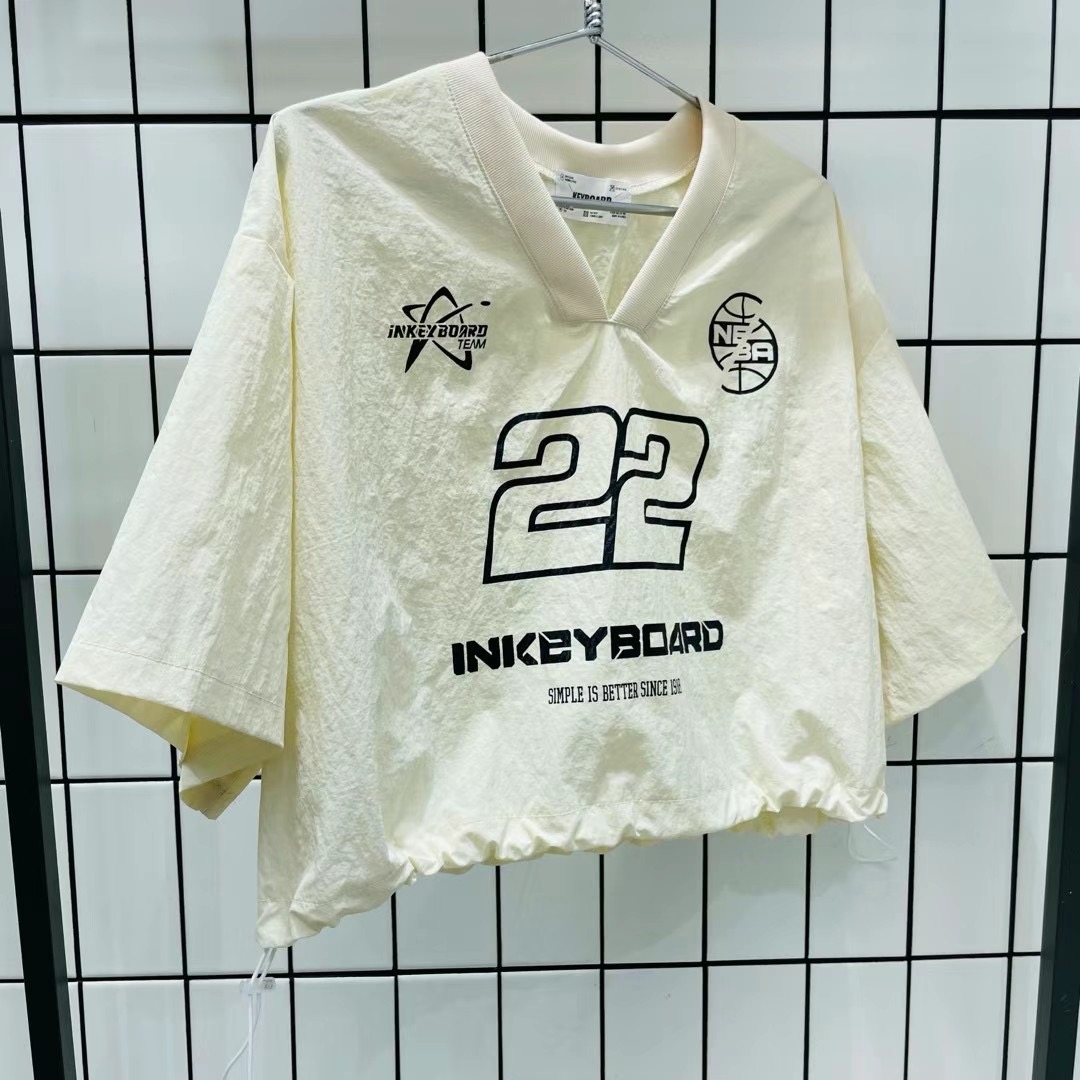 KEYBOARD韓國直郵女裝新品休閑推薦職業熱賣真品時尚24春夏T恤KEYBOARDT恤圖色1