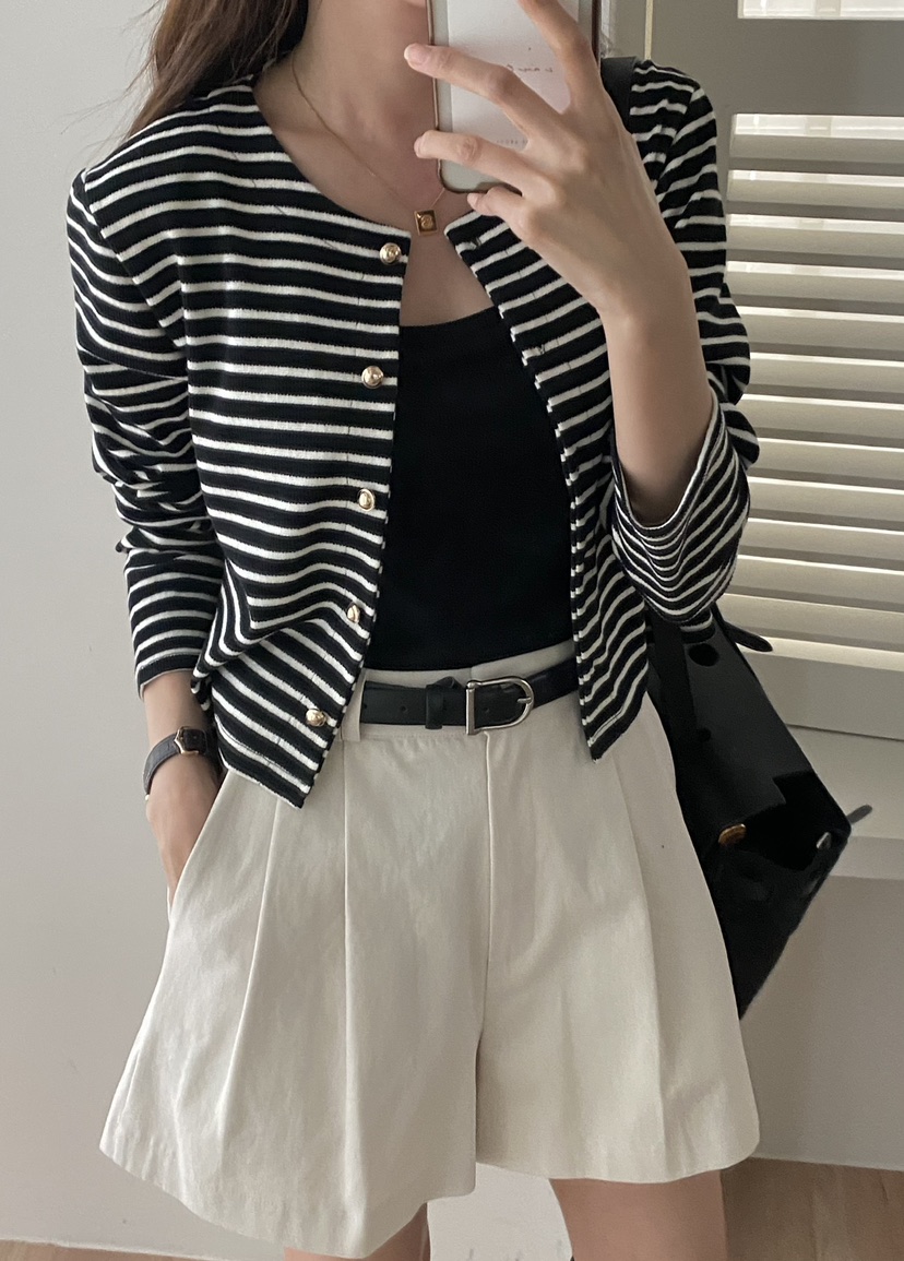 TIZZI韓國直郵東大門實拍女裝新款時尚休閑人氣24秋夏針織衫TIZZI針織衫