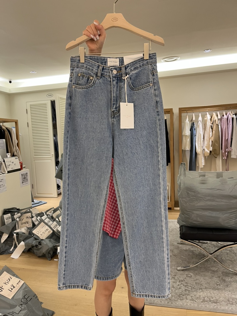 TIZZI直郵韓國代購女裝新款人氣推薦時尚真品休閑職業牛仔褲TIZZI牛仔褲圖色1