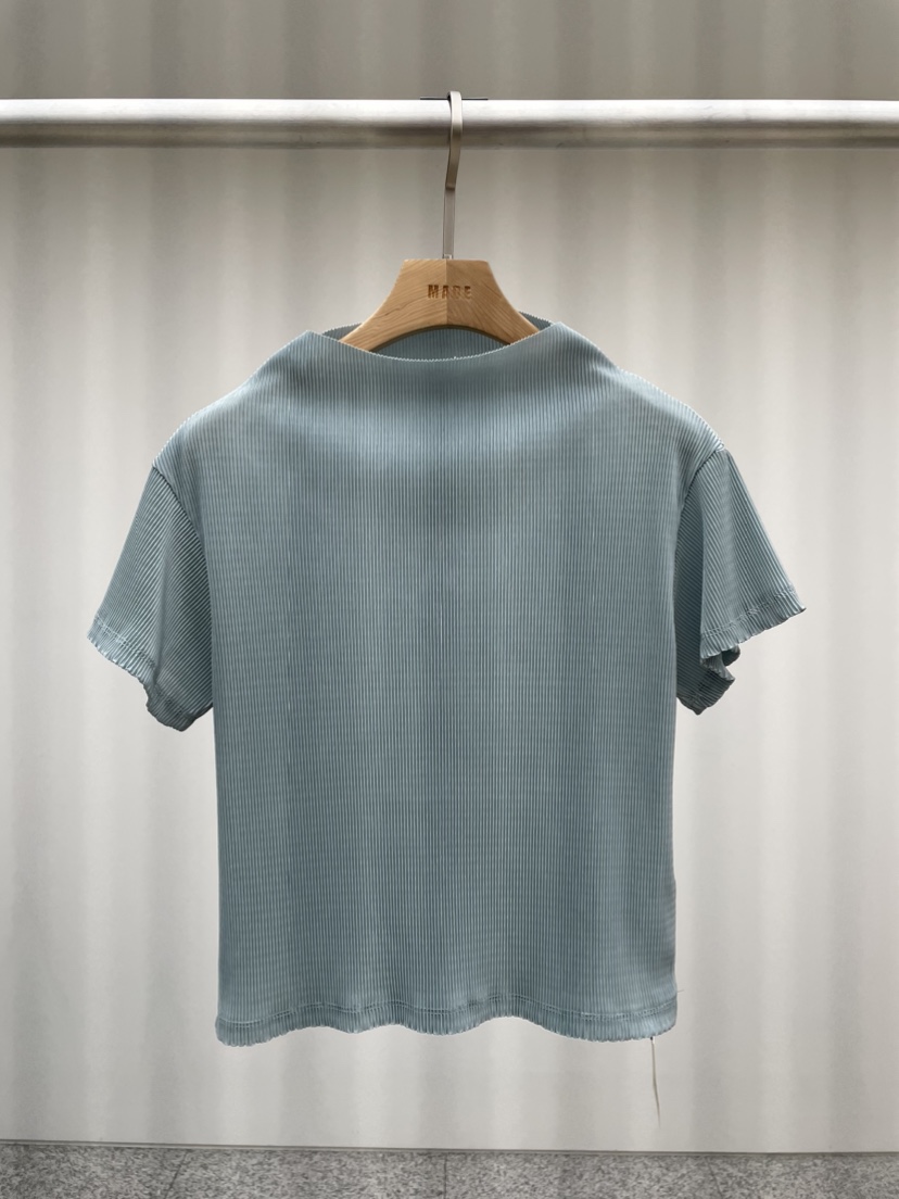MADE-P韓國直郵東大門代購女裝新品真品休閑推薦24秋夏T恤褶皺MADE-PT恤圖色3