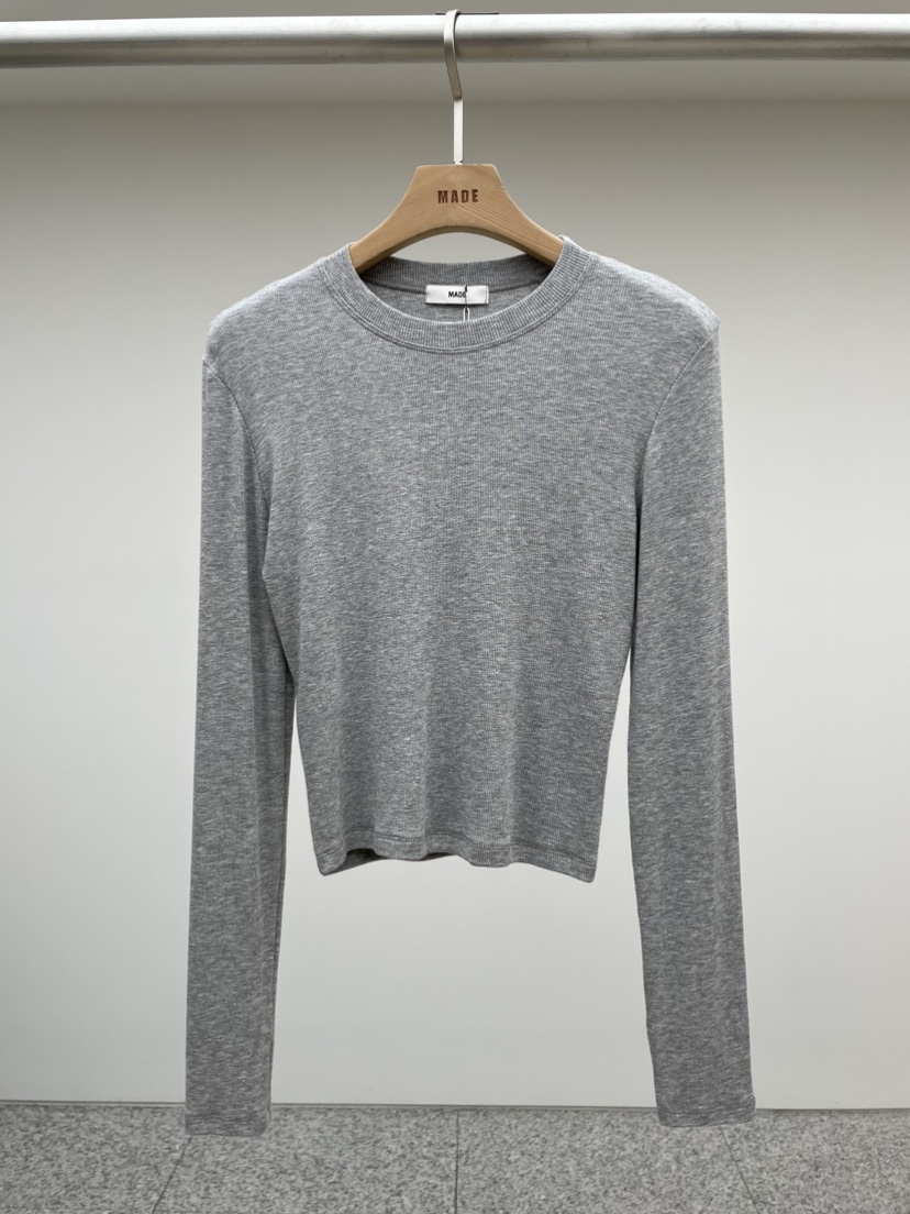 MADE-P直郵韓國代購女裝新款真品熱賣24秋夏時尚長袖T恤MADE-P長袖T恤圖色4