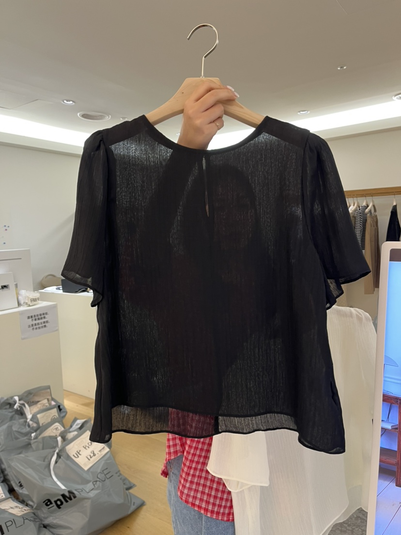 TIZZI韓國直郵東大門實拍女士新品休閑時尚真品熱賣襯衫蕾絲衫TIZZI襯衫/蕾絲衫圖色2