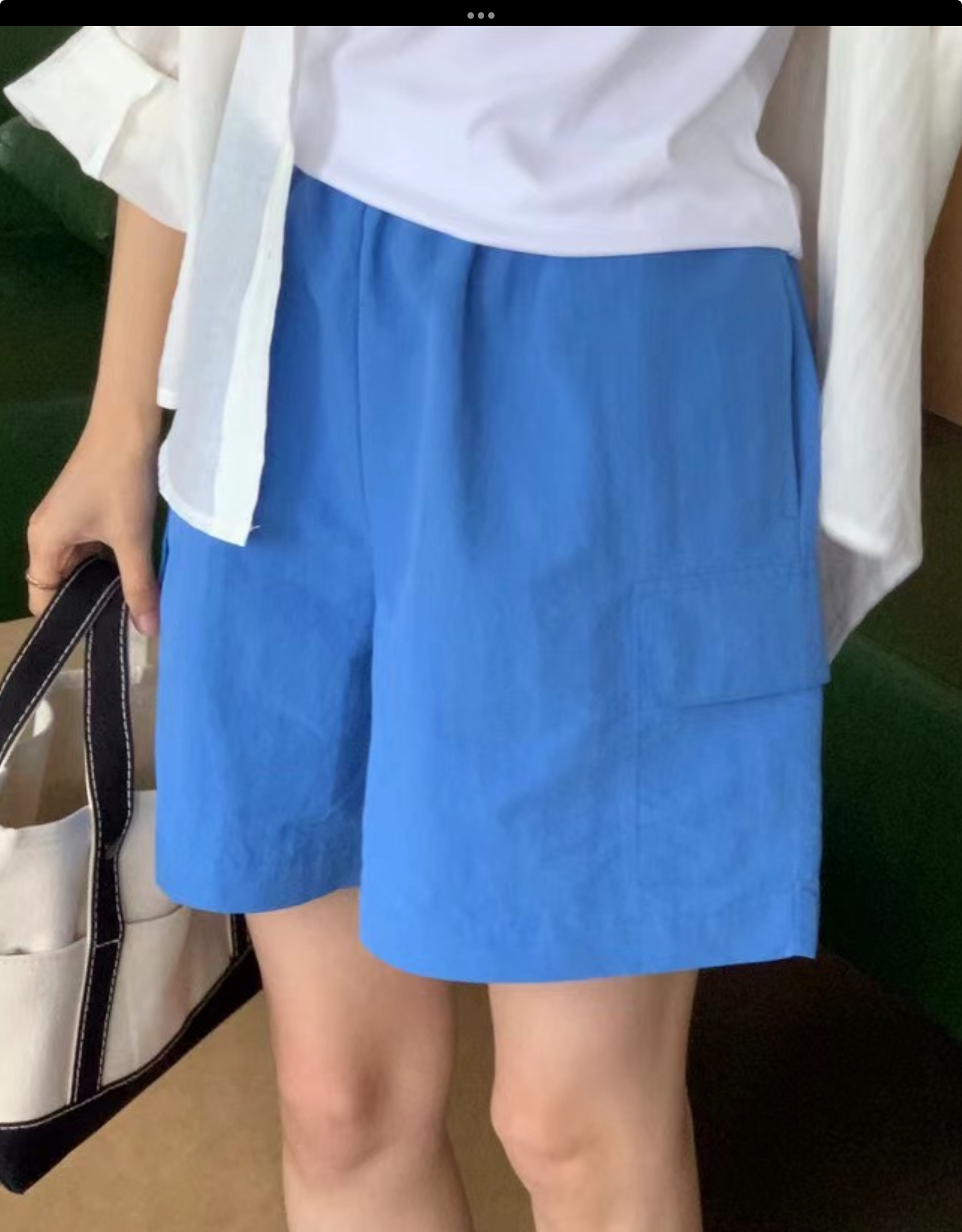 MORGAN韓國直郵東大門代購女士新品職業推薦休閑24秋夏短褲工裝BABY SALON短褲