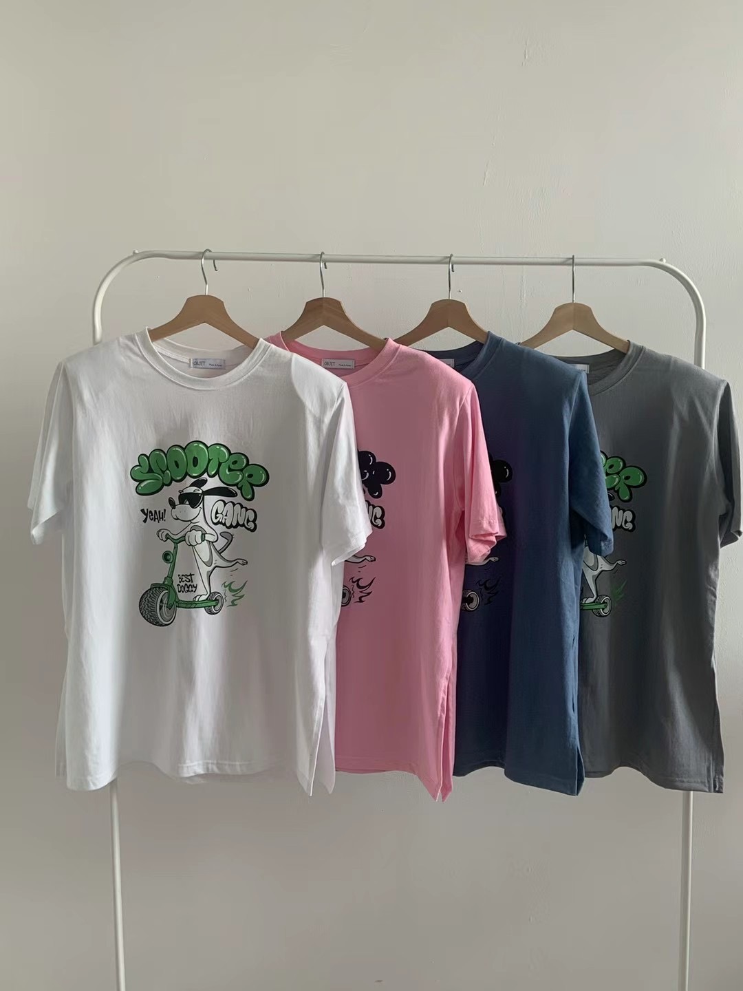 OBJET-ot直郵韓國代購女裝新款24秋夏休閑熱賣人氣時尚T恤OBJETT恤圖色3左三色