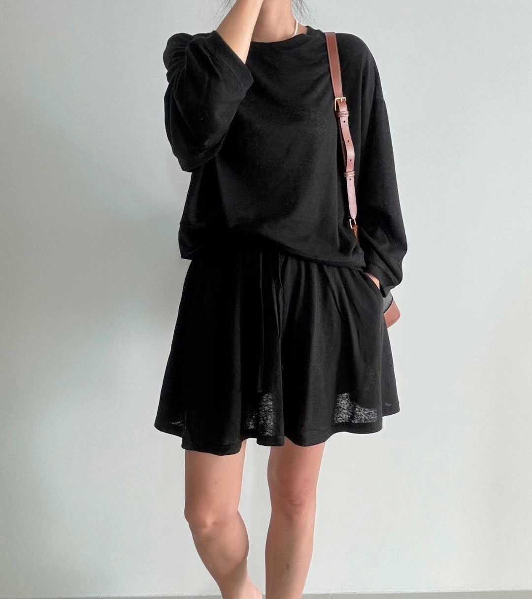 RIPPLE韓國直郵東大門實拍女裝新款休閑推薦時尚真品熱賣套裝RIPPLE套裝圖色3