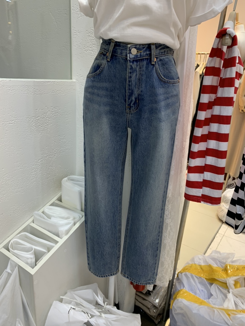 ABLE STUDIO韓國直郵東大門代購女裝新品休閑人氣牛仔褲秋款TERAIS牛仔褲