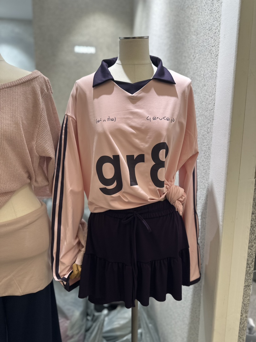 RIBBON韓國直郵女裝新品職業熱賣休閑時尚24春夏推薦長袖T恤THE MARIN長袖T恤圖色2