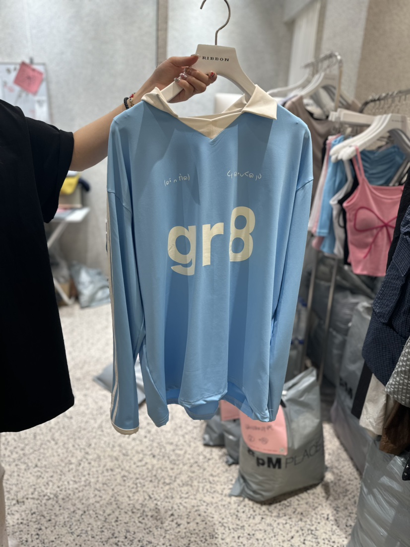 RIBBON韓國直郵女裝新品職業熱賣休閑時尚24春夏推薦長袖T恤THE MARIN長袖T恤圖色3
