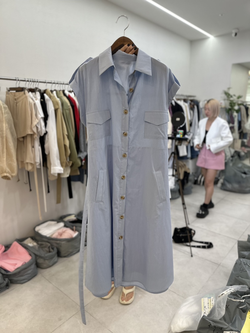 BANI BLUBH韓國直郵東大門代購女裝新品推薦時尚連衣裙腰帶BABYTOUCH連衣裙圖色2