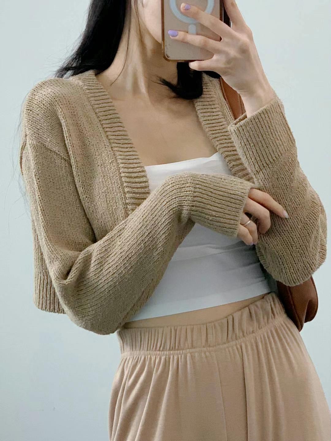IRUING PLACE韓國直郵東大門代購女裝新品真品24春夏針織衫GUSSINE針織衫圖色2