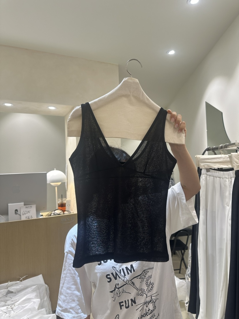 WANTS韓國直郵東大門代購女裝新款24春夏推薦吊帶背心秋款DENISE吊帶/背心圖色3