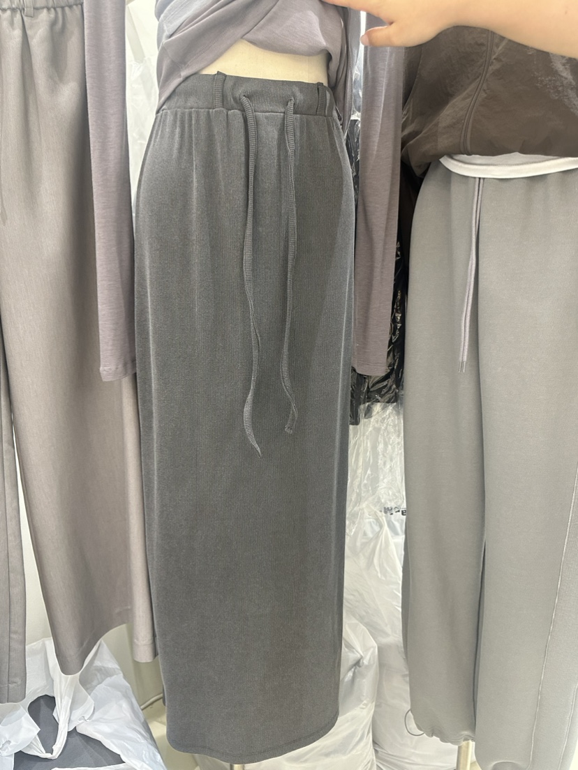 WANTS韓國直郵東大門實拍女裝新品真品24春夏長裙秋款綁帶DENISE長裙圖色3