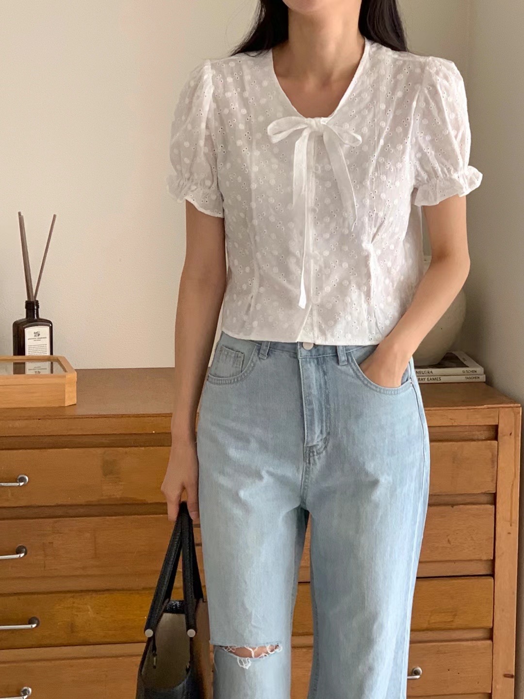 JULLYINSTAR直郵韓國代購女裝新款熱賣真品推薦人氣襯衫蕾絲衫JUILLYSTYLE襯衫/蕾絲衫