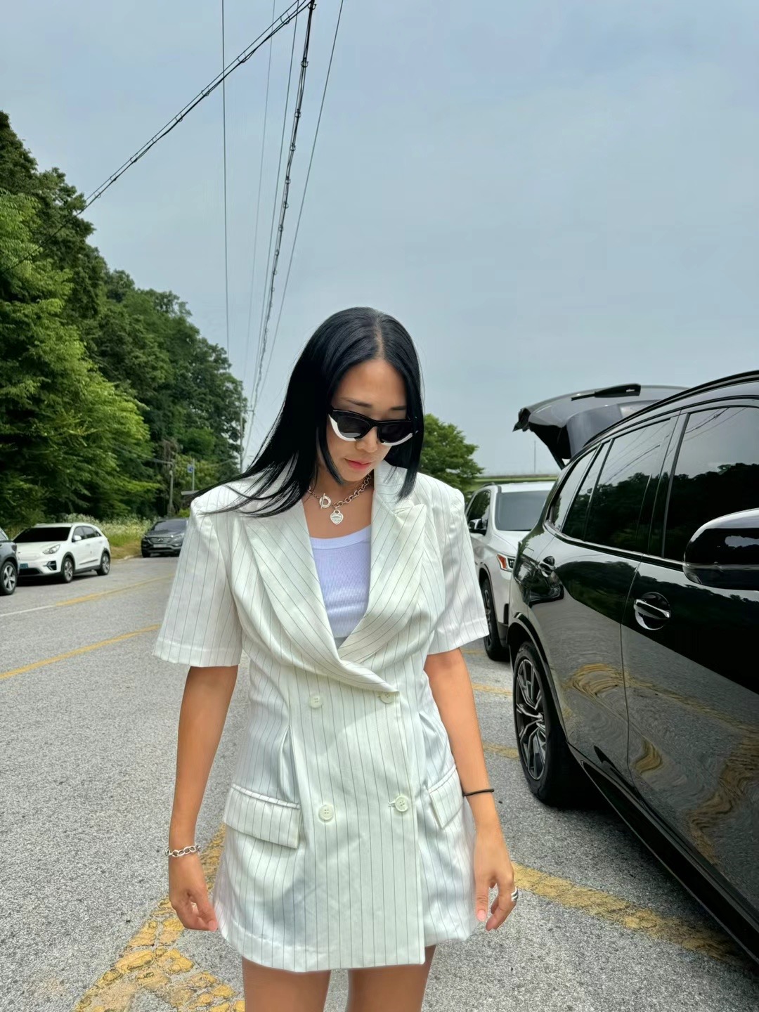 LIKE A韓國直郵東大門代購女裝新款休閑職業人氣熱賣連衣裙LIKE A連衣裙圖色1