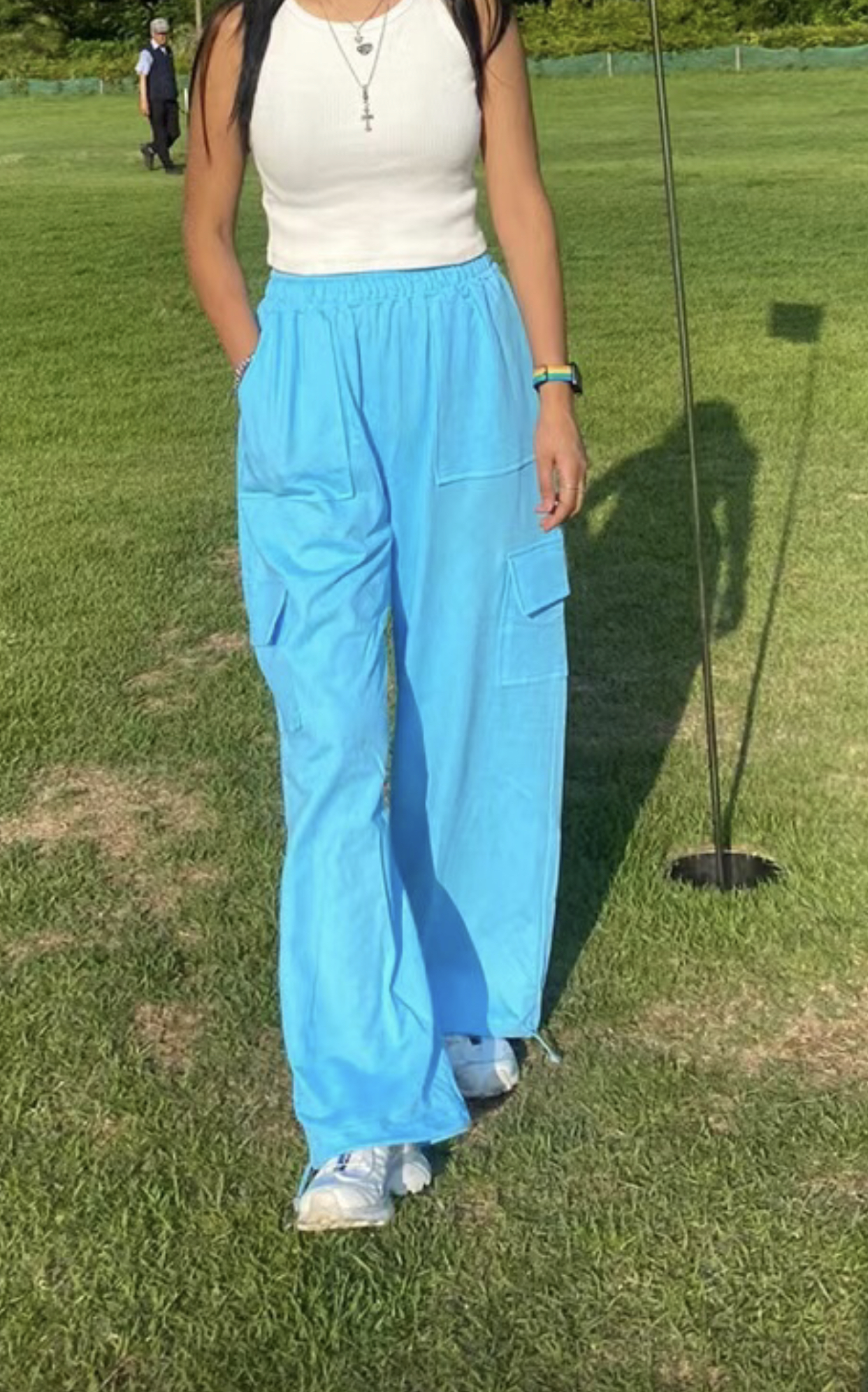 LIKE A韓國直郵東大門代購女士新款真品24秋夏休閑褲口袋LIKE A休閑褲圖色2