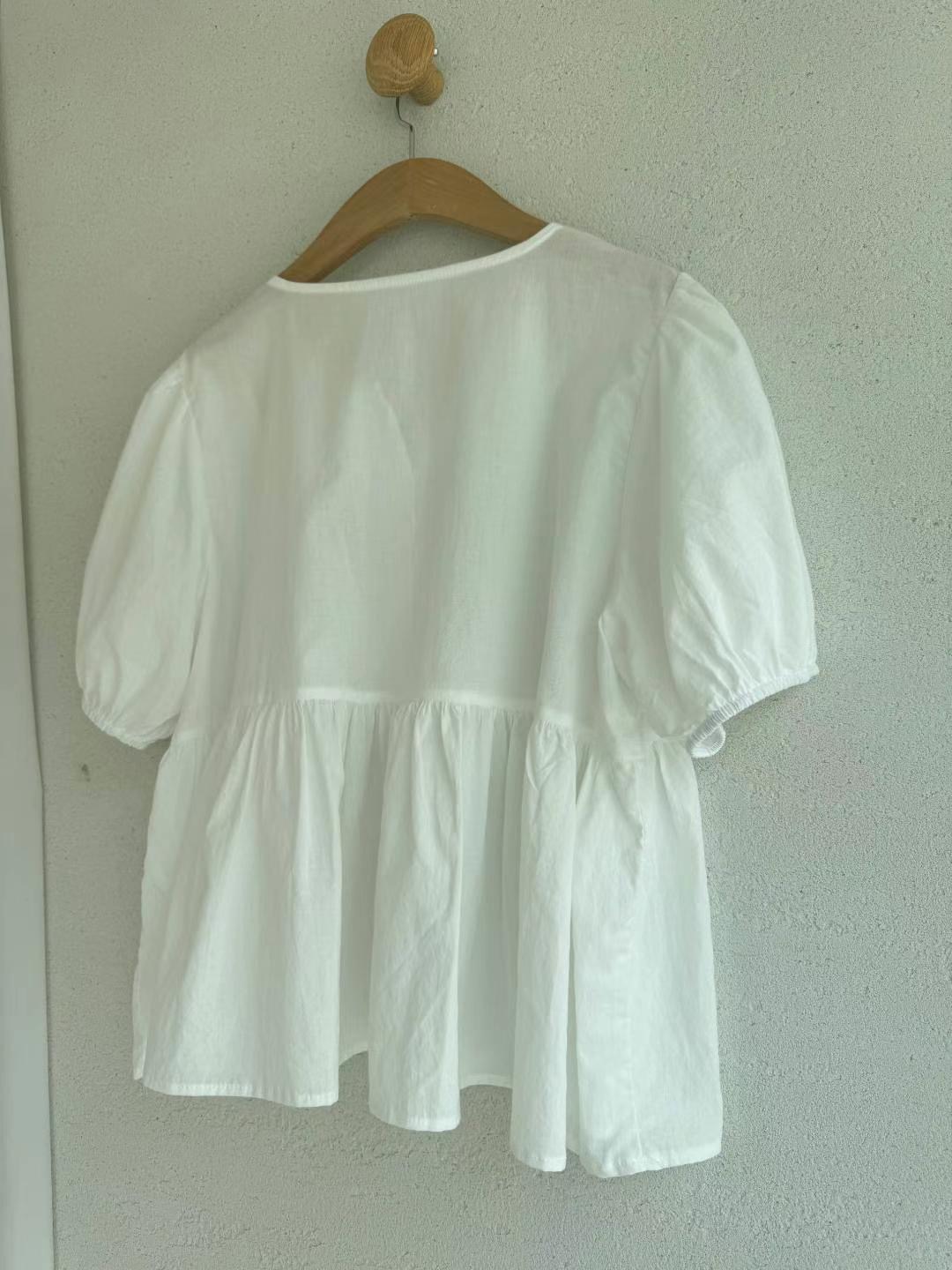 Street newyork韓國直郵東大門實拍女士新品熱賣襯衫蕾絲衫BANANA N.Y襯衫/蕾絲衫