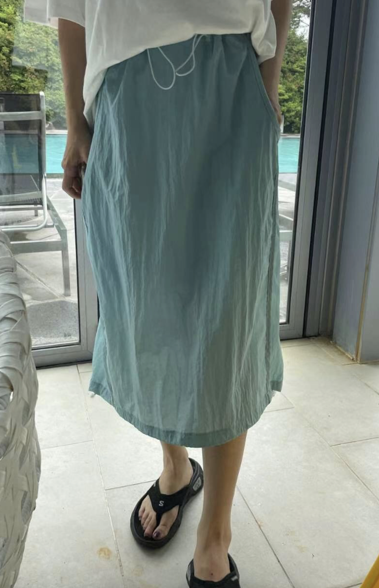 4PI直郵韓國代購女裝新品熱賣職業人氣時尚真品推薦休閑長裙4PI長裙