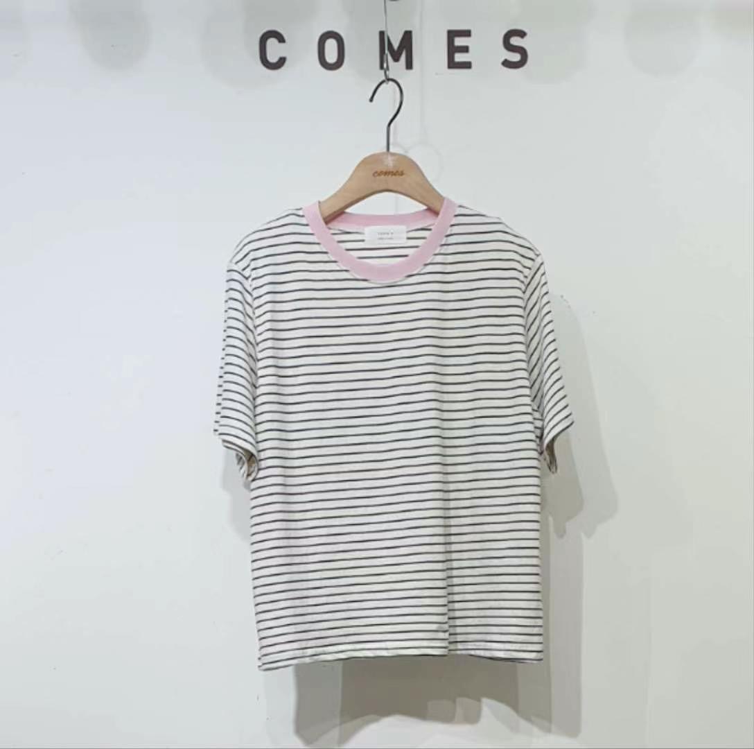COMES-컴즈-OT韓國直郵女士新款職業熱賣休閑24秋夏T恤COMES-otT恤圖色2