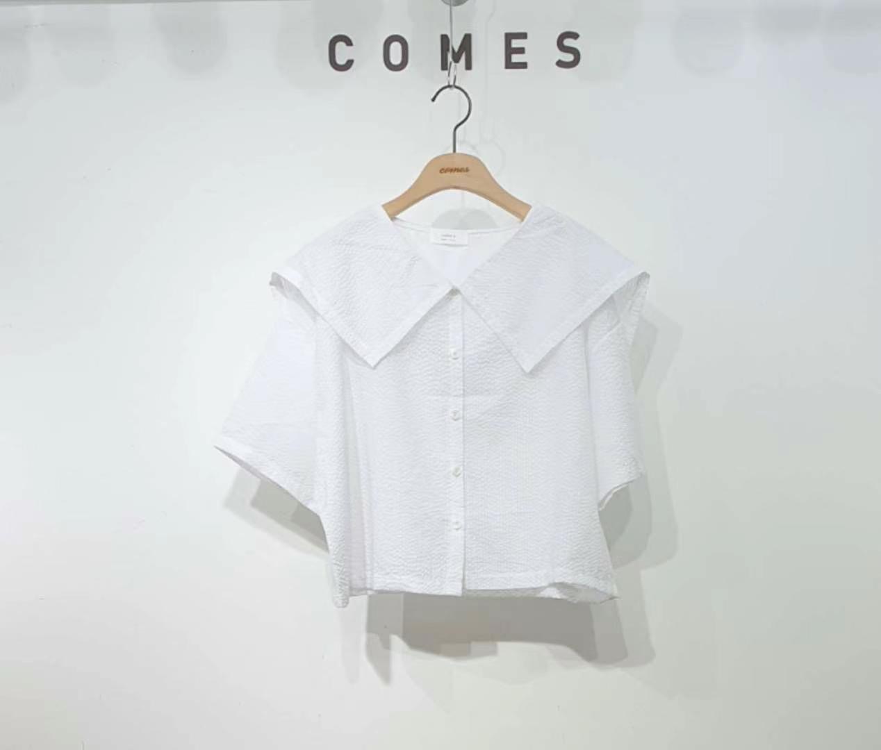 COMES-컴즈-OT韓國直郵女士新品熱賣真品時尚人氣襯衫蕾絲衫COMES-ot襯衫/蕾絲衫圖色2