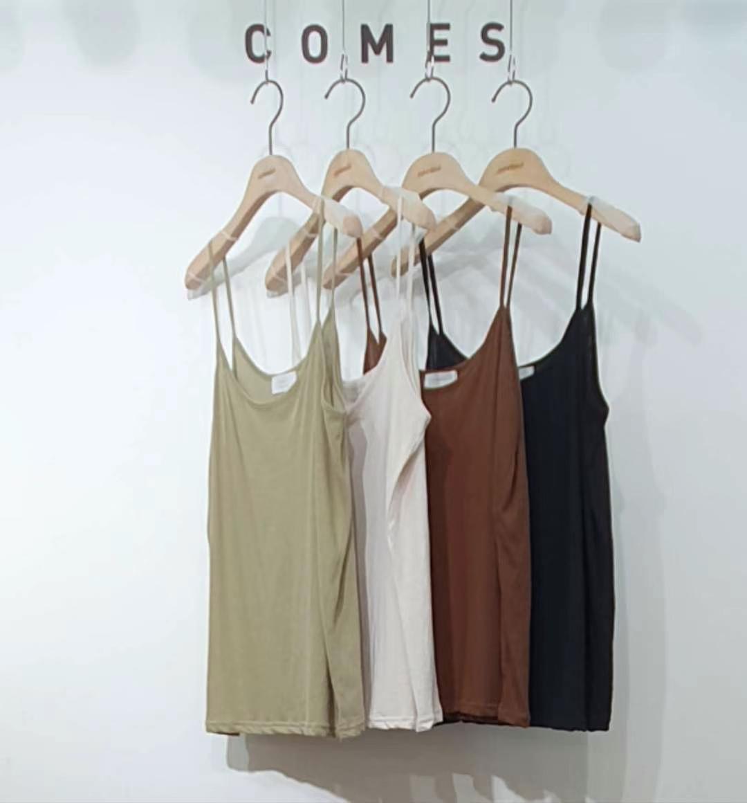 COMES-컴즈-OT韓國直郵女裝新品休閑時尚24秋夏吊帶背心COMES-ot吊帶/背心