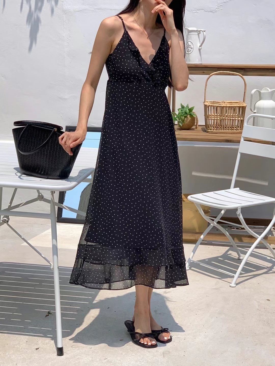 NANA J韓國直郵東大門實拍女士新款推薦休閑職業24秋夏連衣裙NANA J連衣裙