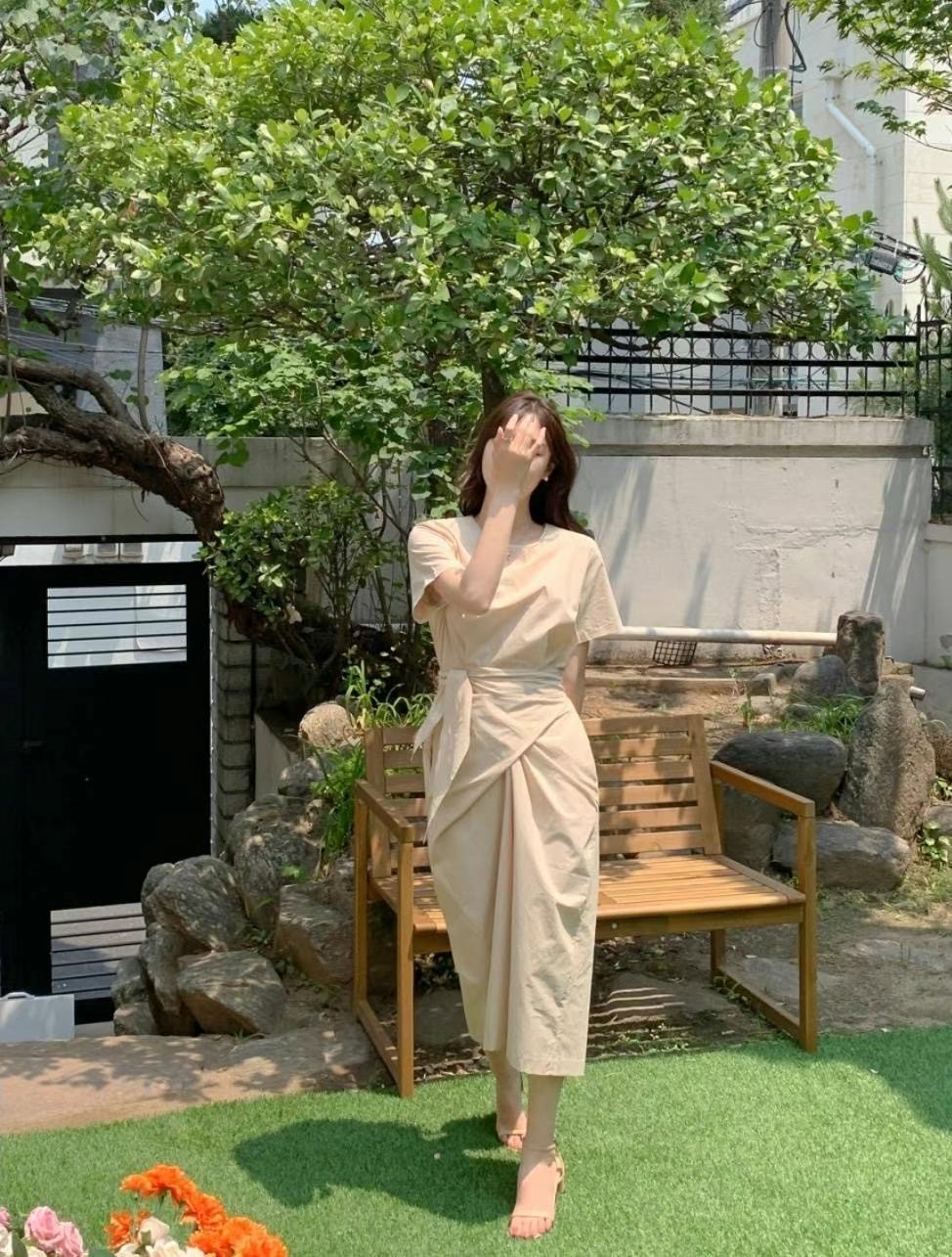 MERCY韓國直郵東大門代購女裝新品真品休閑推薦24秋夏連衣裙MERCY連衣裙