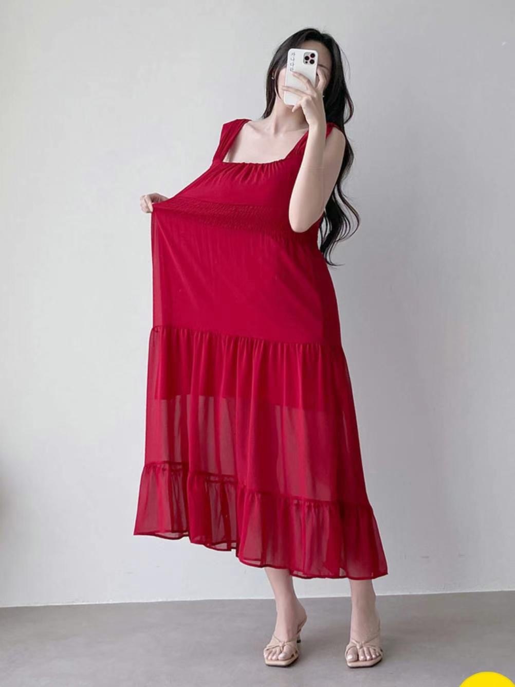 HEE SHOP韓國直郵東大門實拍女裝新品職業休閑24秋夏連衣裙HEE SHOP連衣裙