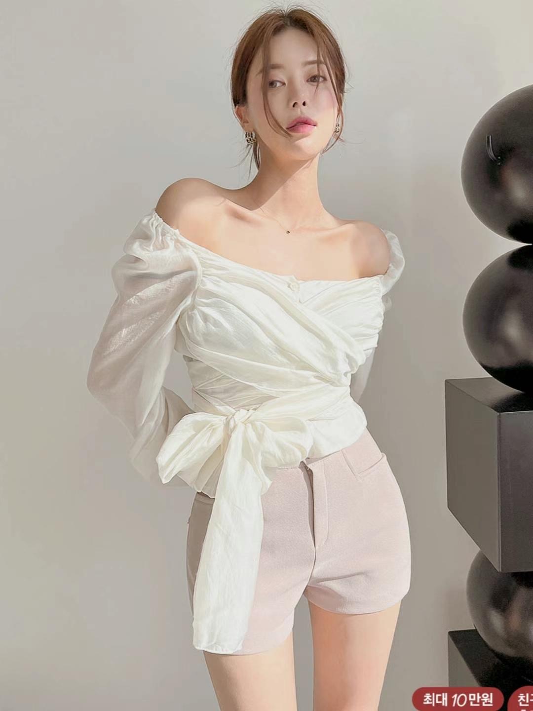 HEE SHOP韓國直郵東大門代購女士新款休閑真品職業襯衫蕾絲衫HEE SHOP襯衫/蕾絲衫