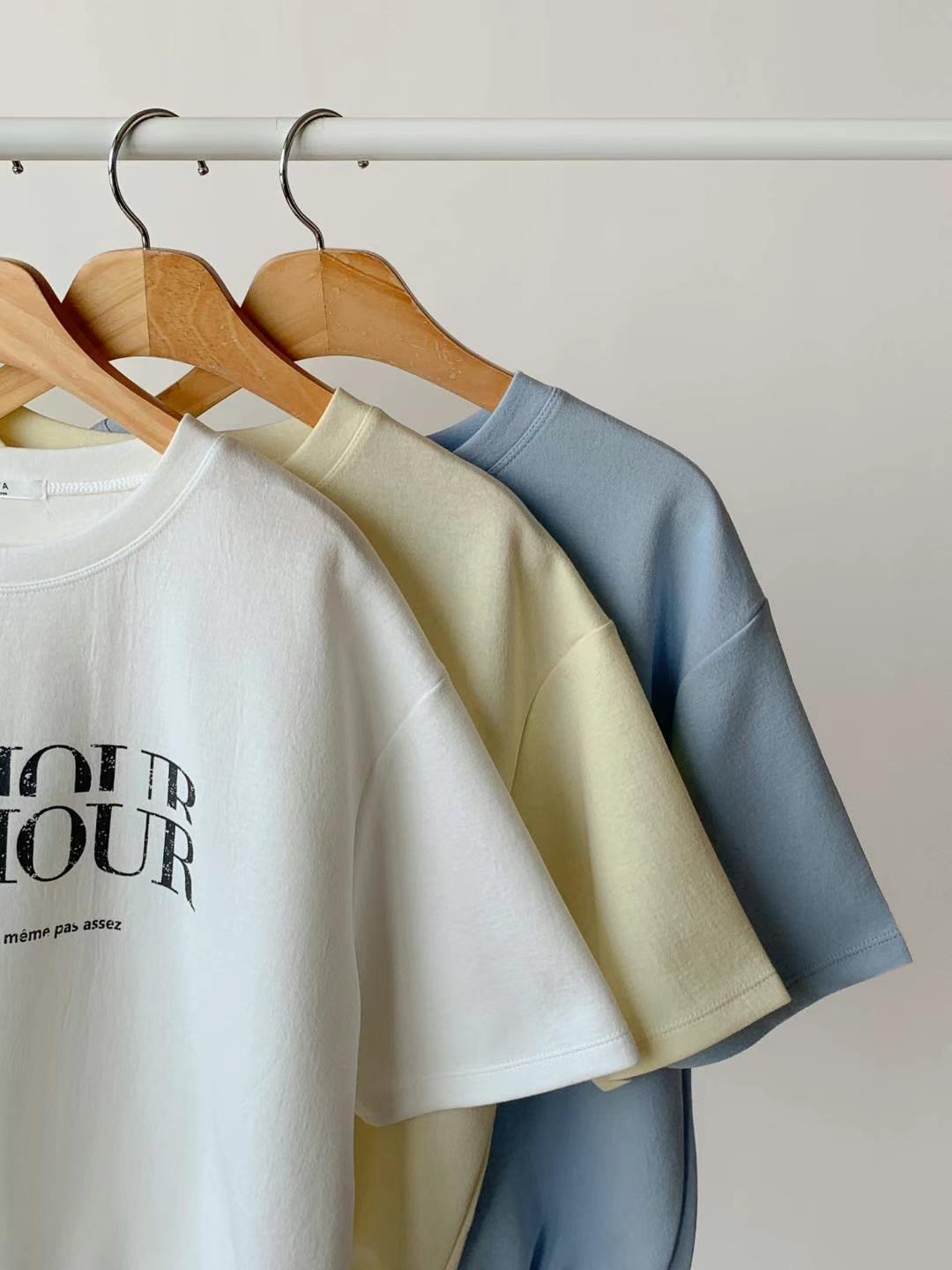 J B直郵韓國代購女士新款熱賣真品人氣24秋夏時尚休閑T恤J BT恤