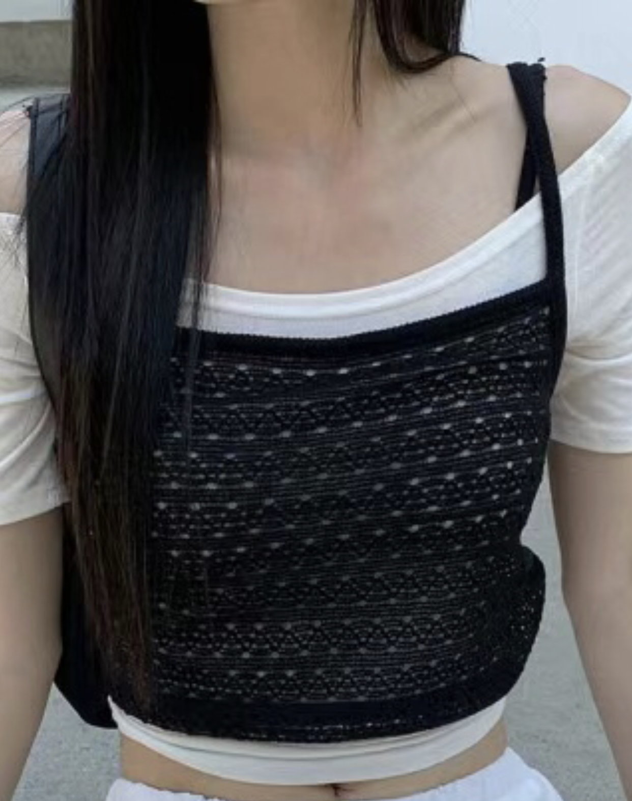 AMANNISH韓國直郵東大門代購女裝新款24秋夏推薦吊帶背心AMANNISH吊帶/背心