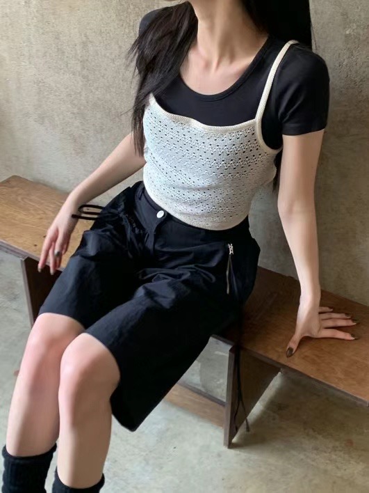 AMANNISH韓國直郵東大門代購女裝新款24秋夏推薦吊帶背心AMANNISH吊帶/背心