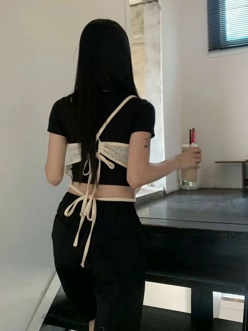 AMANNISH韓國直郵東大門代購女裝新款24秋夏推薦吊帶背心AMANNISH吊帶/背心