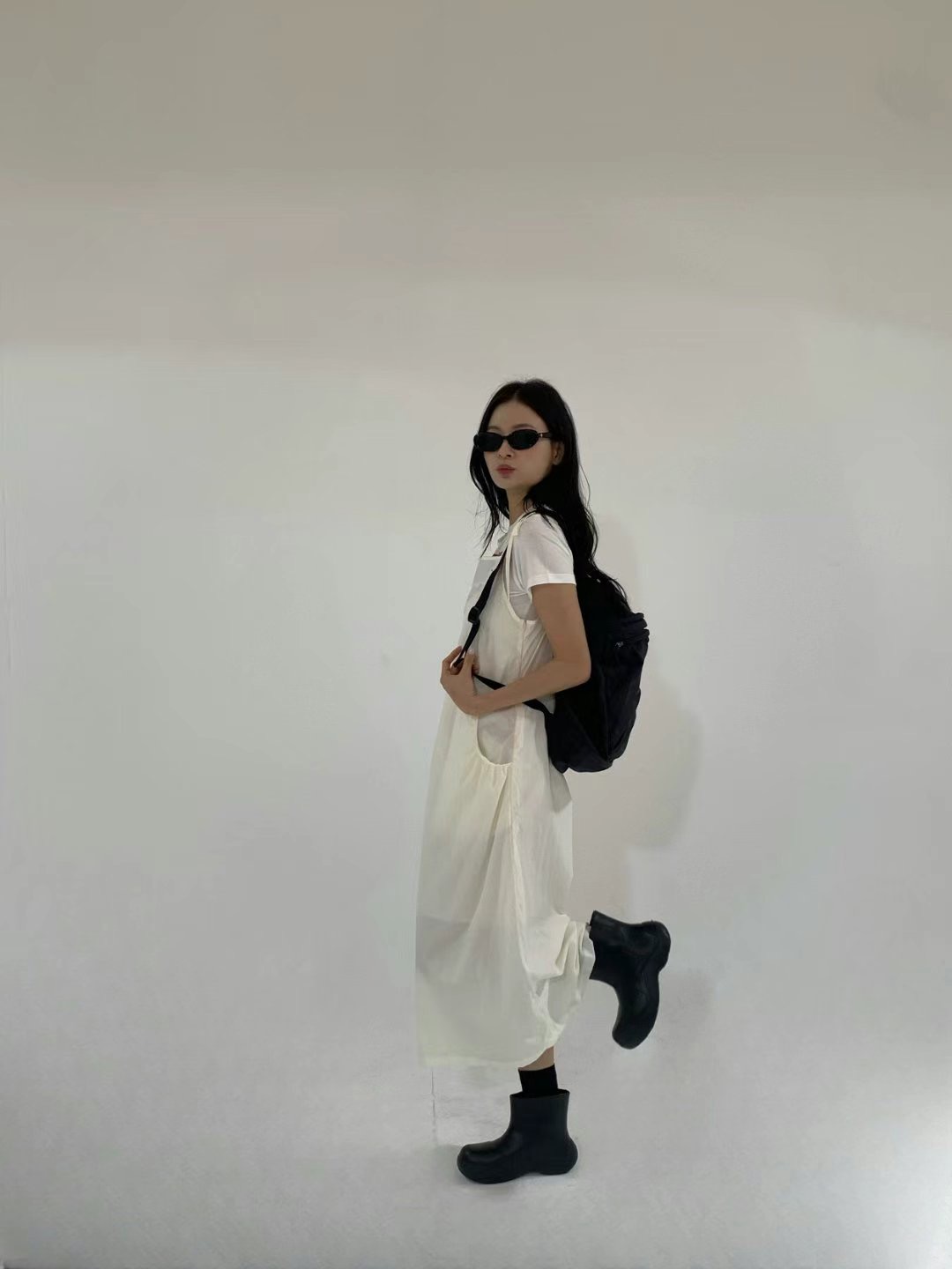 THEBARN直郵韓國代購女士新品時尚熱賣24秋夏人氣職業連衣裙THEBARN連衣裙