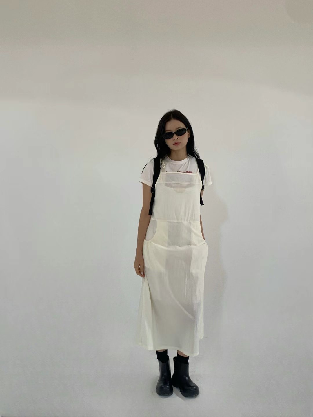 THEBARN直郵韓國代購女士新品時尚熱賣24秋夏人氣職業連衣裙THEBARN連衣裙圖色2