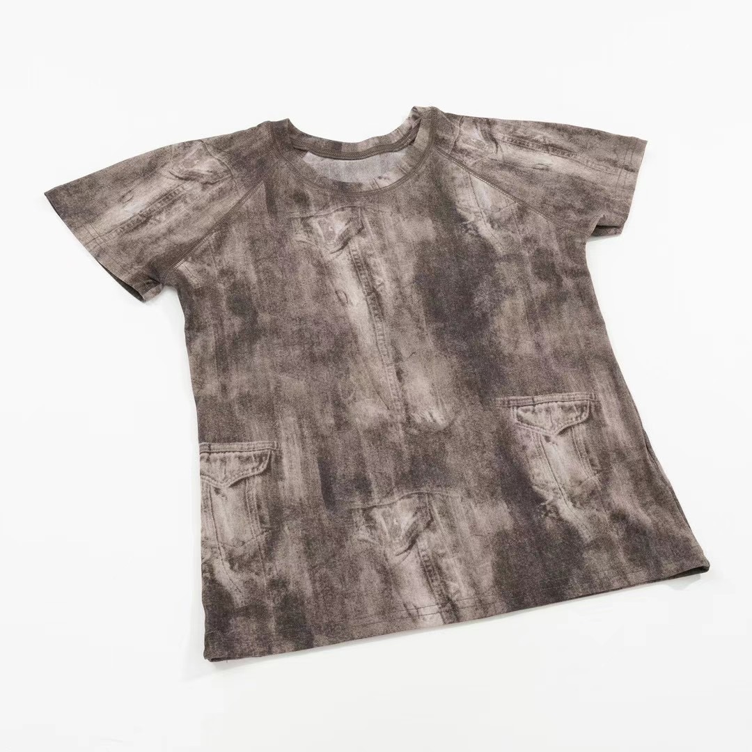 AMANNISH韓國直郵女裝新款休閑真品24秋夏推薦時尚職業T恤AMANNISHT恤圖色1