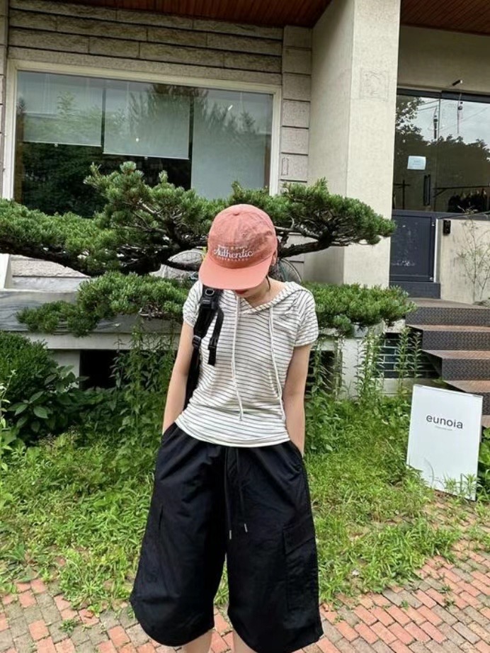 AMANNISH直郵韓國代購女士新款24秋夏熱賣真品休閑人氣T恤AMANNISHT恤