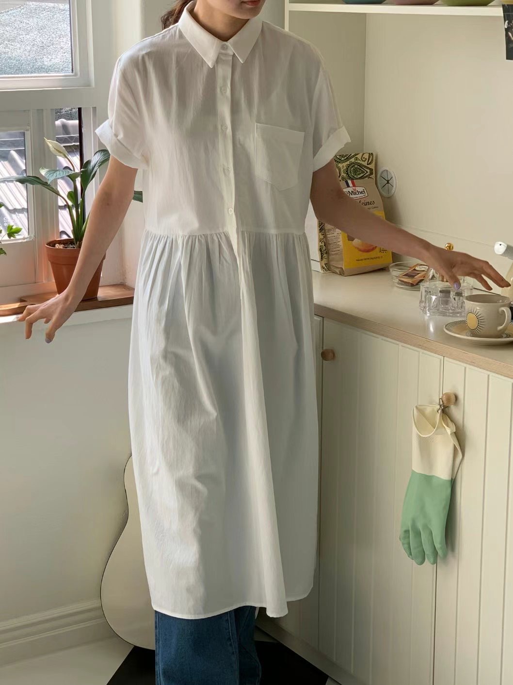 THEBARN直郵韓國代購女裝新款職業推薦熱賣人氣24秋夏連衣裙THEBARN連衣裙