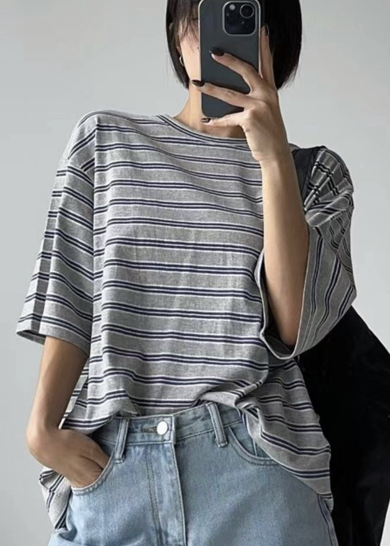 REPAIR直郵韓國代購女裝新品人氣24秋夏推薦職業熱賣休閑T恤REPAIRT恤