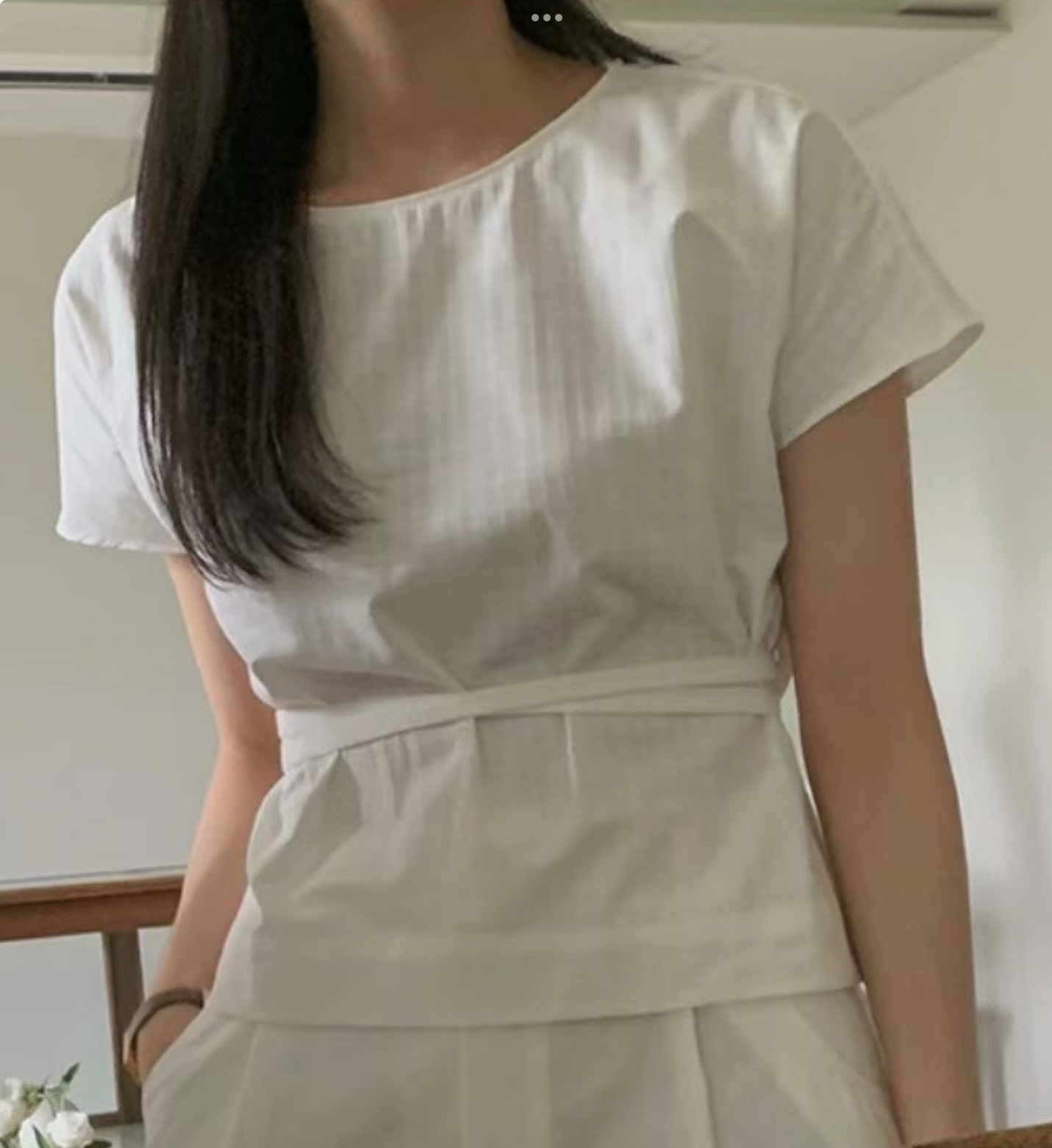 DE ONDO直郵韓國代購女士新品時尚真品人氣24秋夏襯衫蕾絲衫DE ONDO襯衫/蕾絲衫