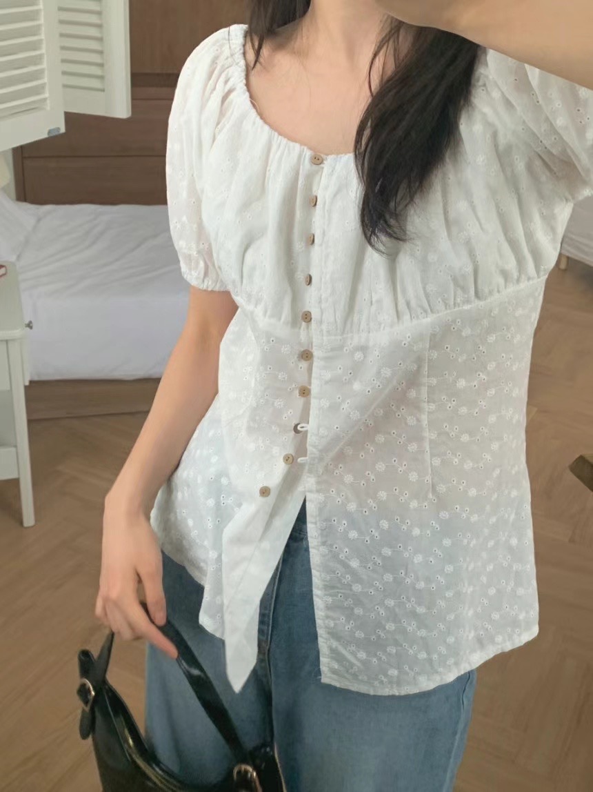 APPEAR韓國直郵女裝新品休閑時尚真品職業24秋夏襯衫蕾絲衫APPEAR襯衫/蕾絲衫