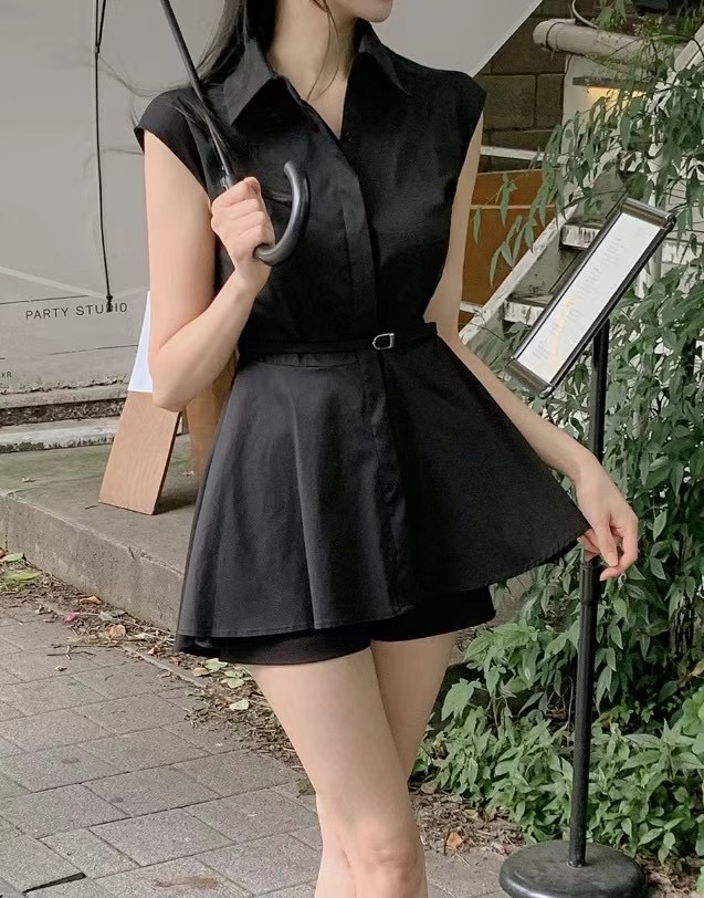 IF YOU韓國直郵女裝新款推薦真品人氣休閑時尚職業套裝腰帶IF YOU套裝