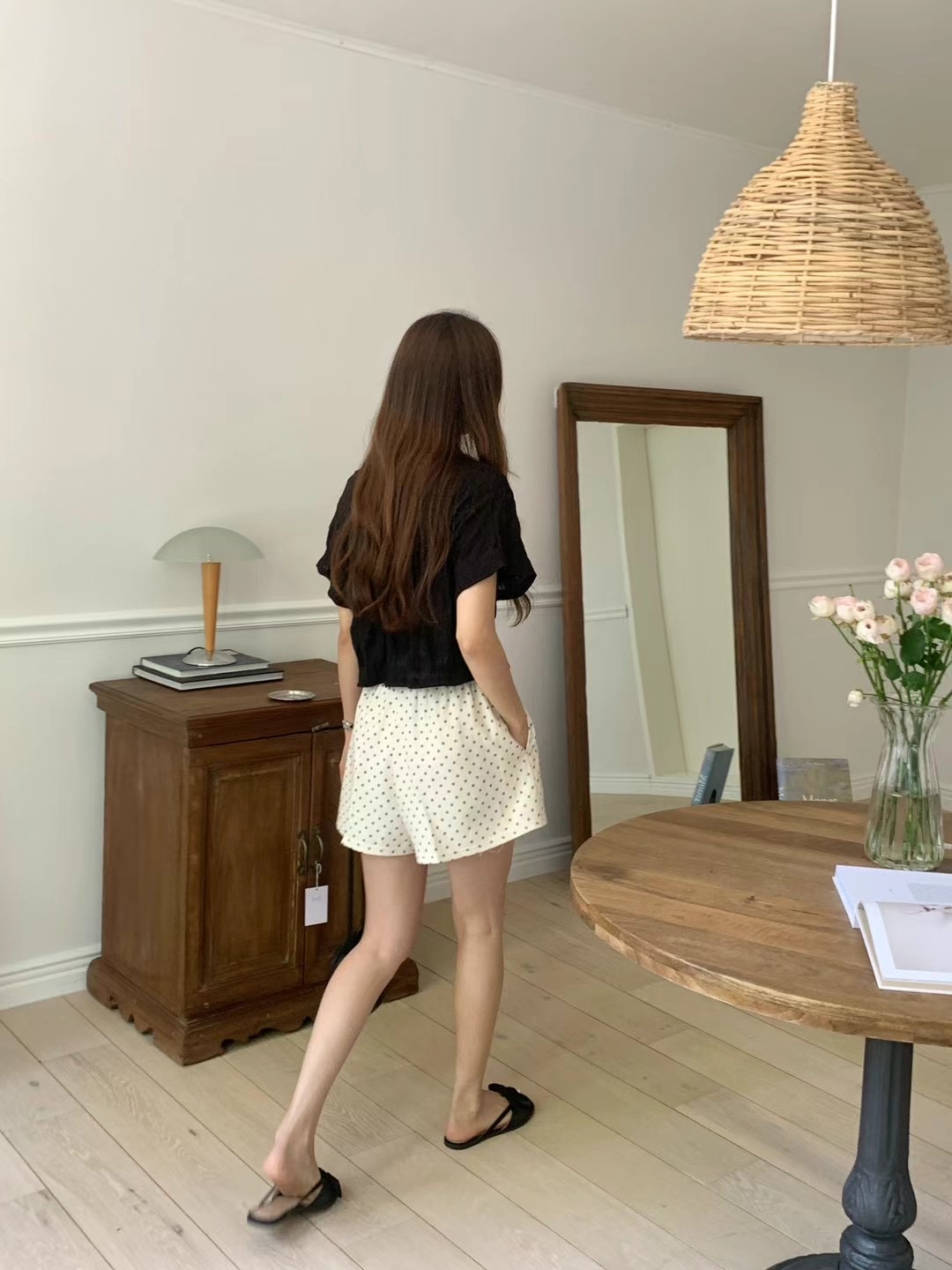 CLEAN韓國直郵東大門實拍女士新品24秋夏人氣推薦職業短褲CLEAN短褲