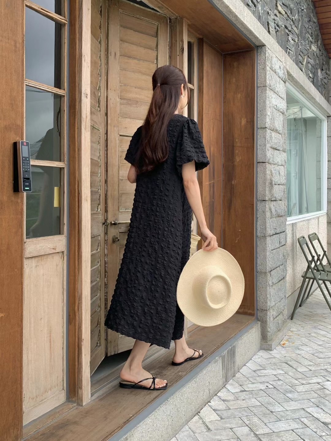CLEAN韓國直郵東大門實拍女裝新品24秋夏推薦真品時尚連衣裙CLEAN連衣裙
