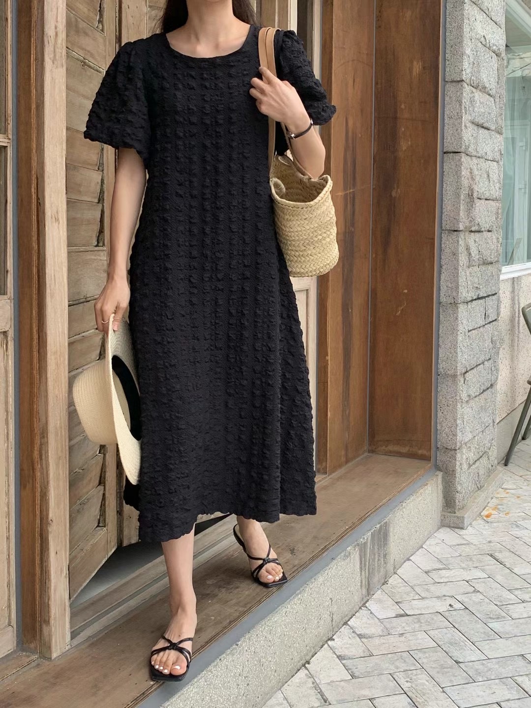 CLEAN韓國直郵東大門實拍女裝新品24秋夏推薦真品時尚連衣裙CLEAN連衣裙圖色2