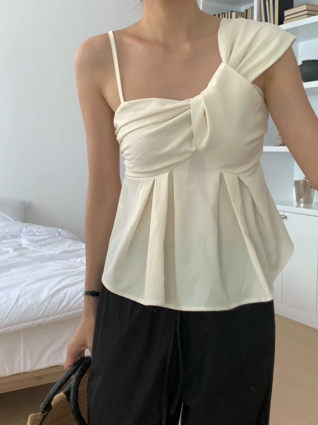 CLEAN韓國直郵女裝新款熱賣真品人氣24秋夏休閑推薦吊帶背心CLEAN吊帶/背心