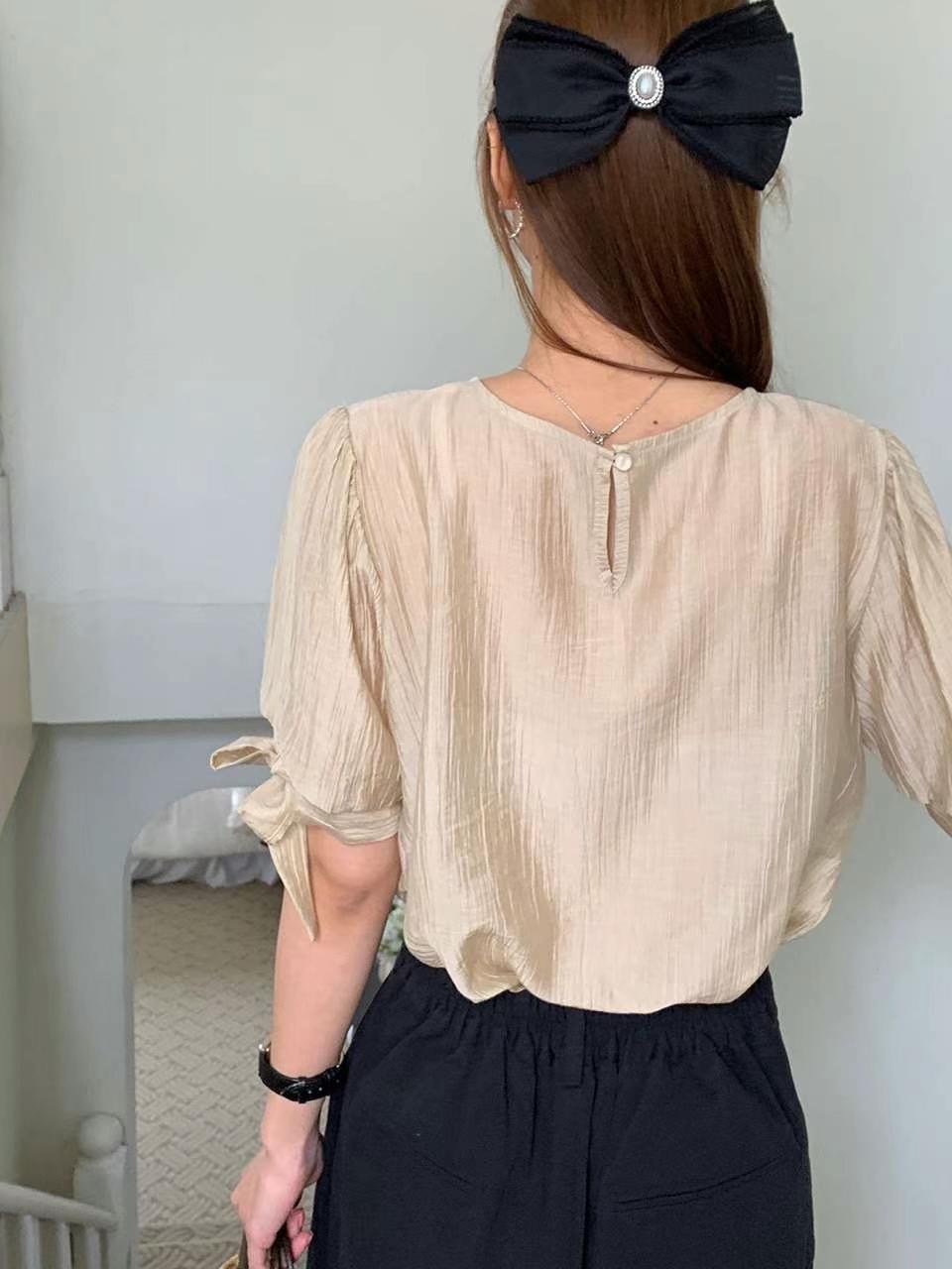ANNSTORY韓國直郵東大門代購女士新款休閑職業人氣襯衫蕾絲衫ANNSTORY襯衫/蕾絲衫